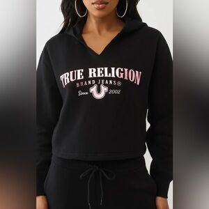 Notch Cotton Blend Crop Hoodie
True Religion